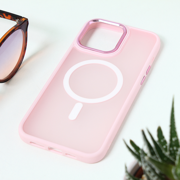 Maska za Telefon - iPhone 11 - MagSafe Compatible - TPU Acrylic Pink