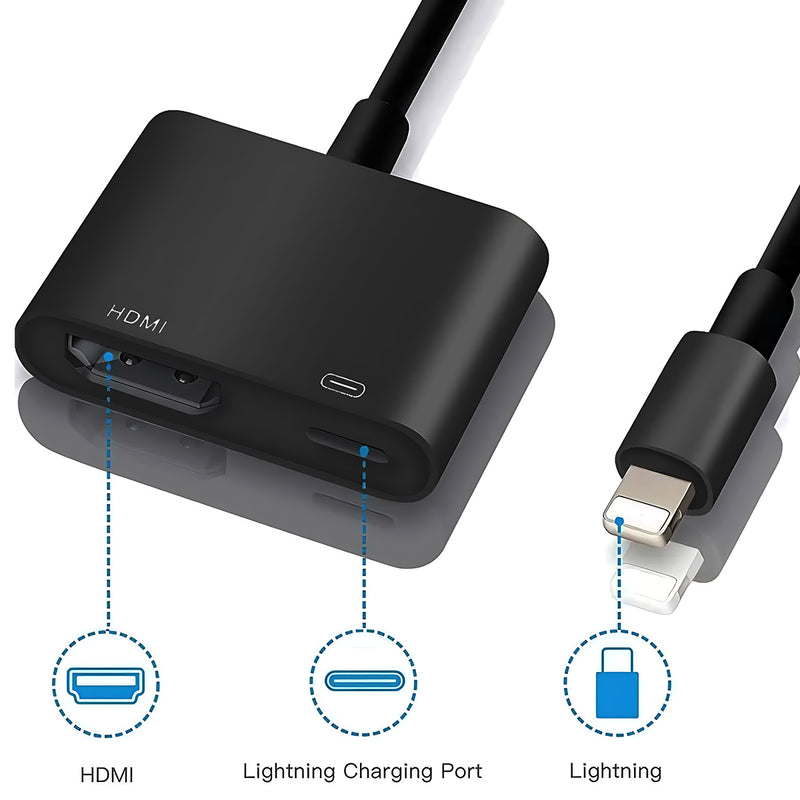 Video Adapter - Lightning vo HDMI (iPhone to HDMI)