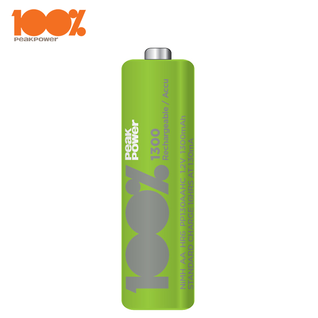 Baterija AA Rechargeable - Peakpower 1300mAh