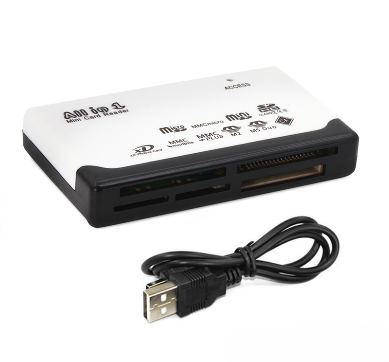 Citac za Kartici - Mini Card Reader - All in 1 - White