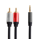 Audio Kabel - 3.5mm (AUX) vo RCA - 3m - Metalni Konektori