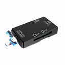6 in 1 OTG Card Reader / Citac za Memoriski Karticki / Adapter za Prenos na Podatoci
