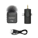 Wireless Mikrofon - Earldom - 3-in-1 Wireless Digital Collar Microphone
