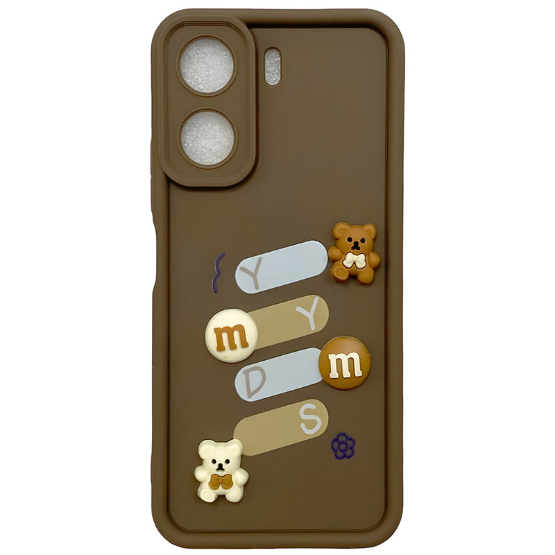 Maska za Telefon - Redmi 13C - Happy Kids - Brown