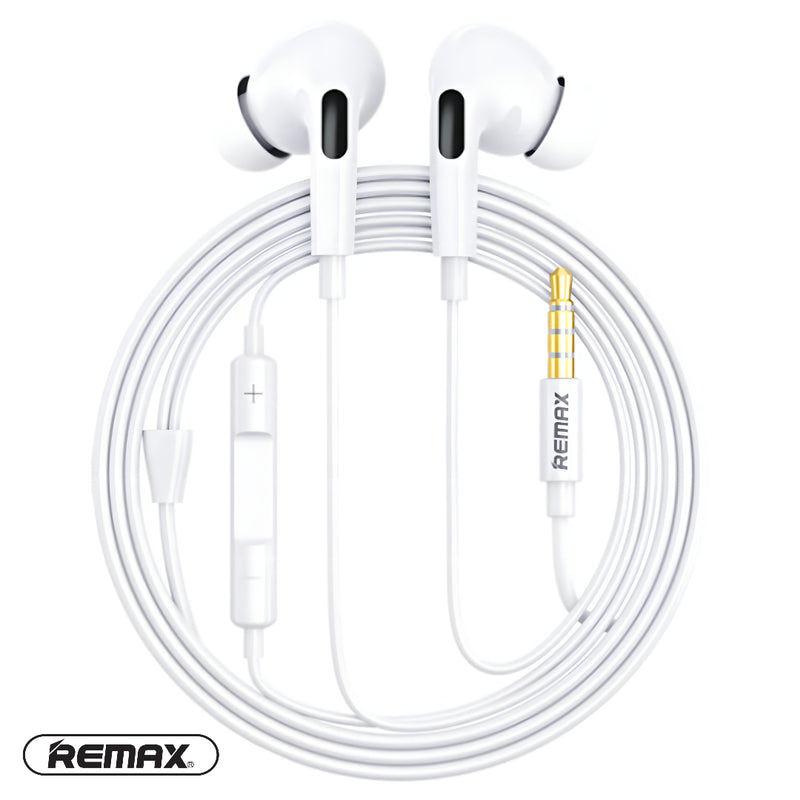 Slusalki - Remax RM 533 - Wired Earphone - White