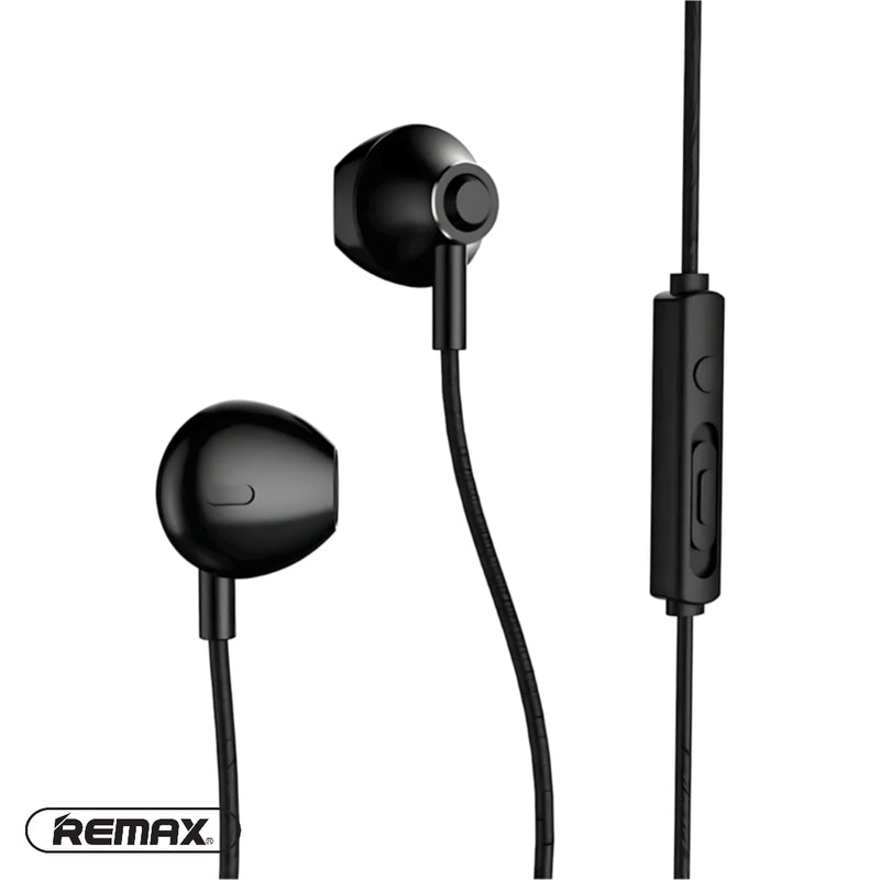 Slusalki - Remax RM 711 - Wired Earphone - Black