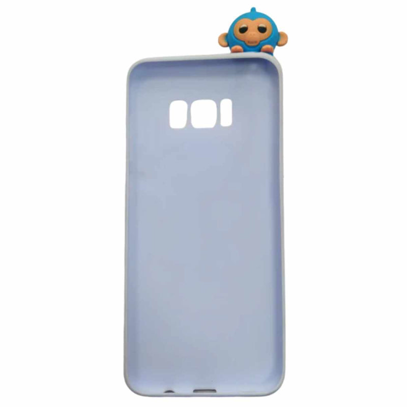 Maska za Telefon - Samsung S8 Plus - Monkey - Light Blue