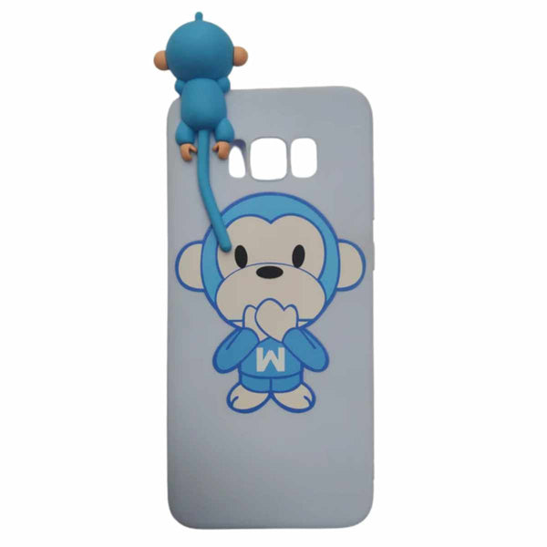 Maska za Telefon - Samsung S8 Plus - Monkey - Light Blue