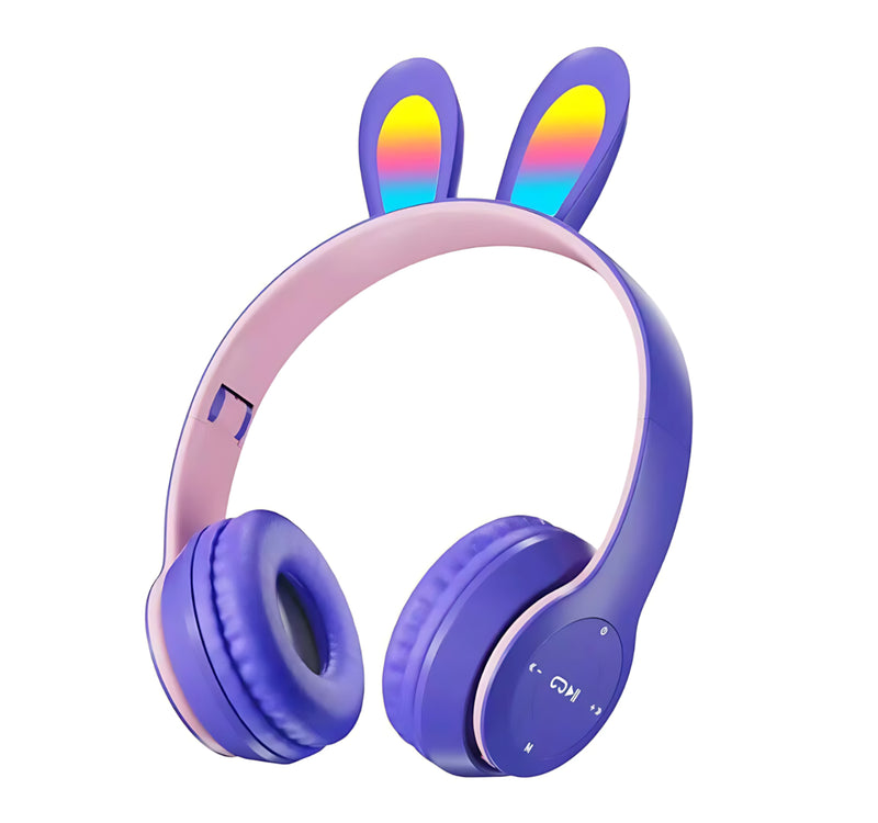 Wireless Slusalki - Bunny Ears - Purple