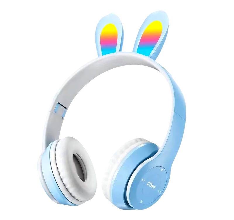 Wireless Slusalki - Bunny Ears - Light Blue