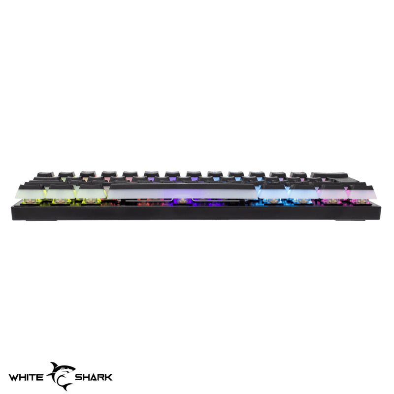 Mehanicka Pro Gejmerska Tastatura 60%  - White Shark Ashiko - Black - Blue Switches