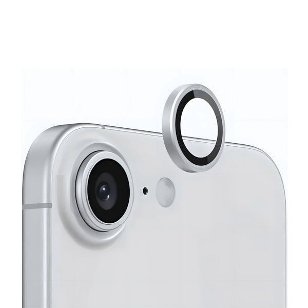Zastitno Staklo za Kamera - iPhone 16e - 5D - Silver