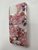 Maska za telefon Iphone 11 pro - Clear Rose Louis Vuitton
