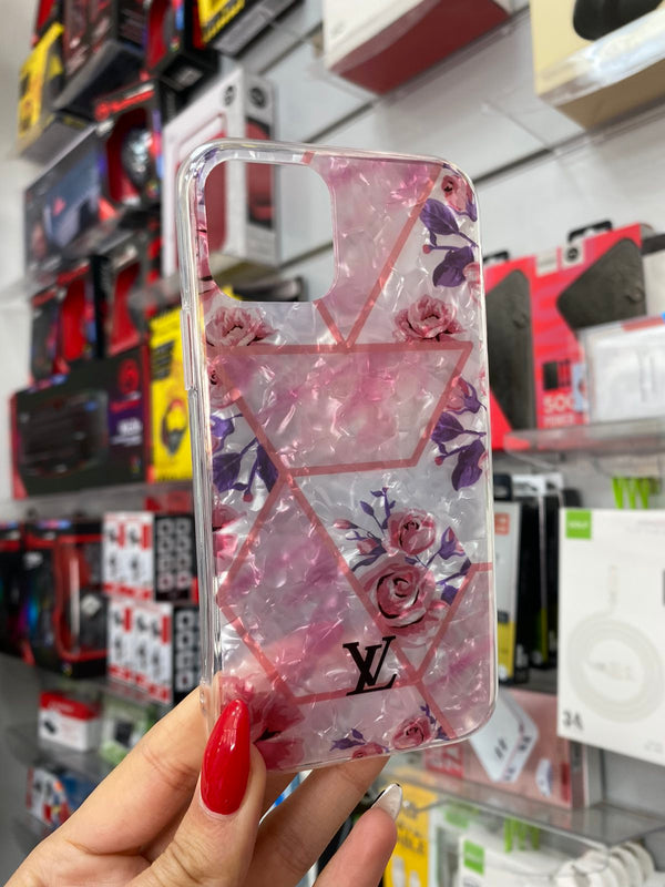 Maska za telefon Iphone 11 pro - Clear Rose Louis Vuitton