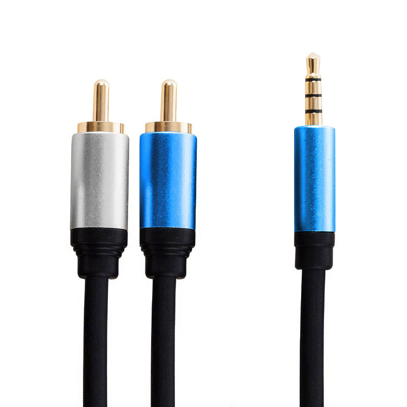 Audio kabel - 3.5mm vo RCA - Alfa - 10m - Metalni Konektori