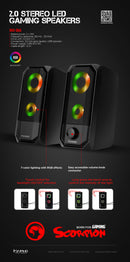 Gejmerski Zvucnici za kompjuter - Scorpion SG-265