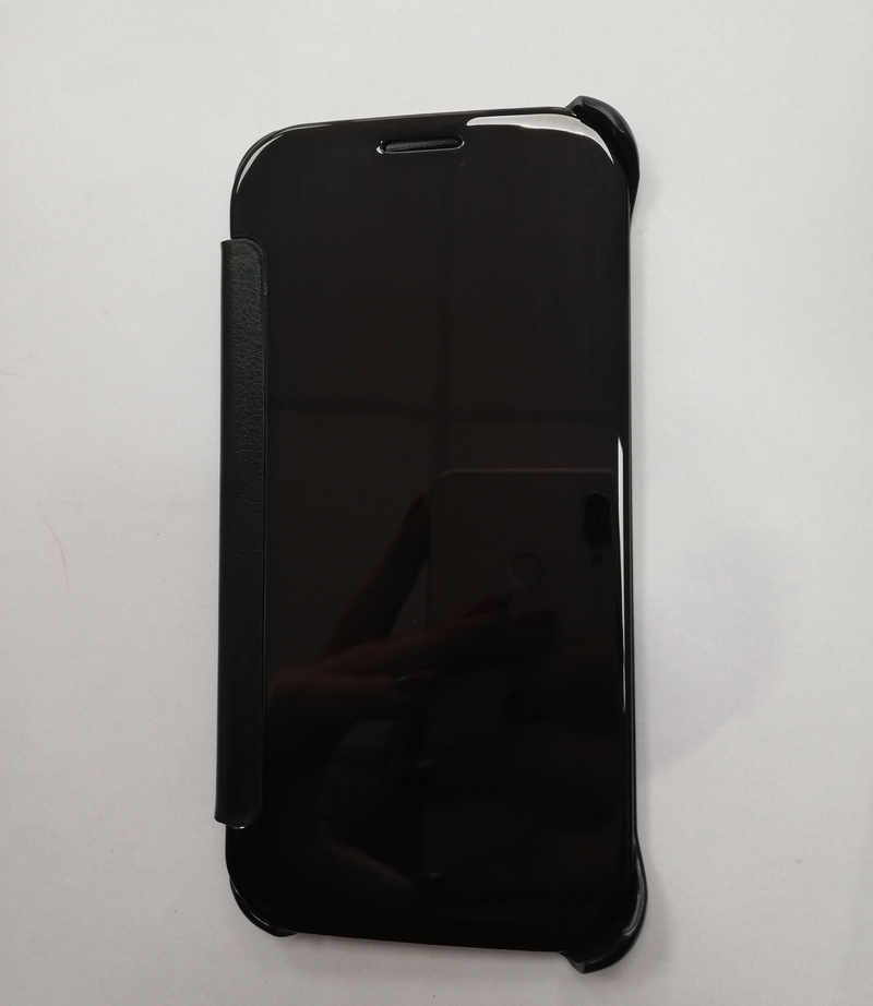 Maska za telefon - Samsung S6 edge - Flip Glass Black