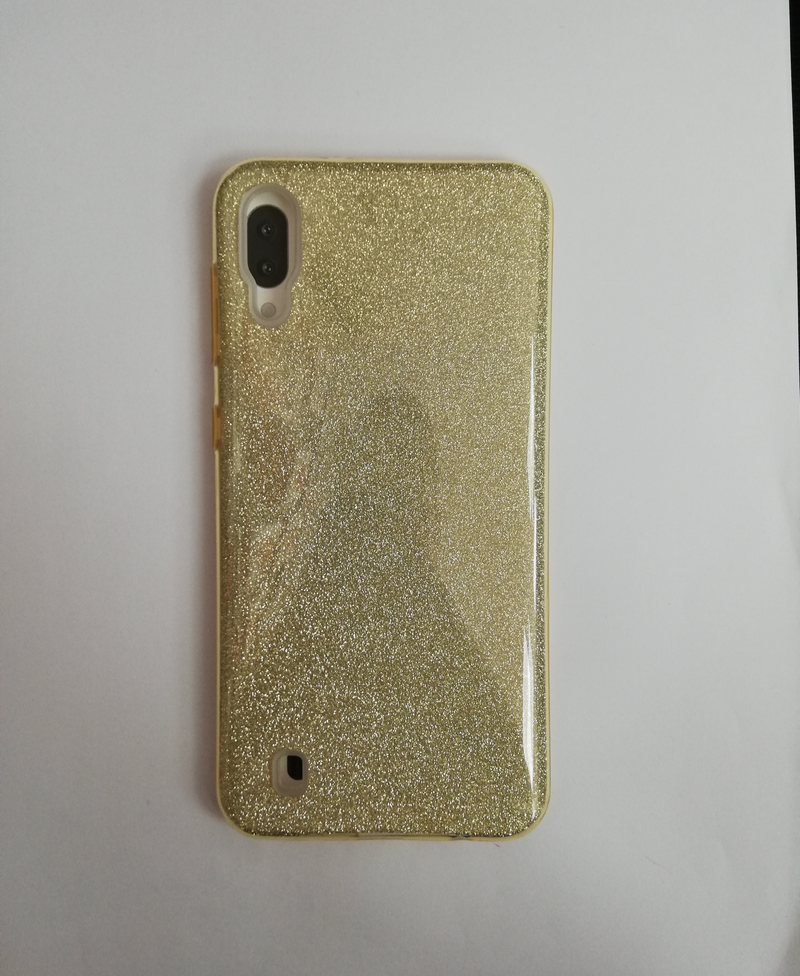 Maska za telefon Samsung M10 - Glittery Gold