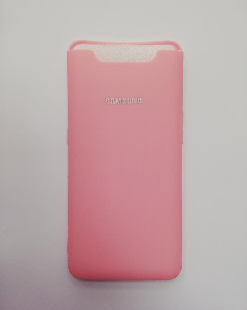 Maska za telefon Samsung A80 - Guma Pink
