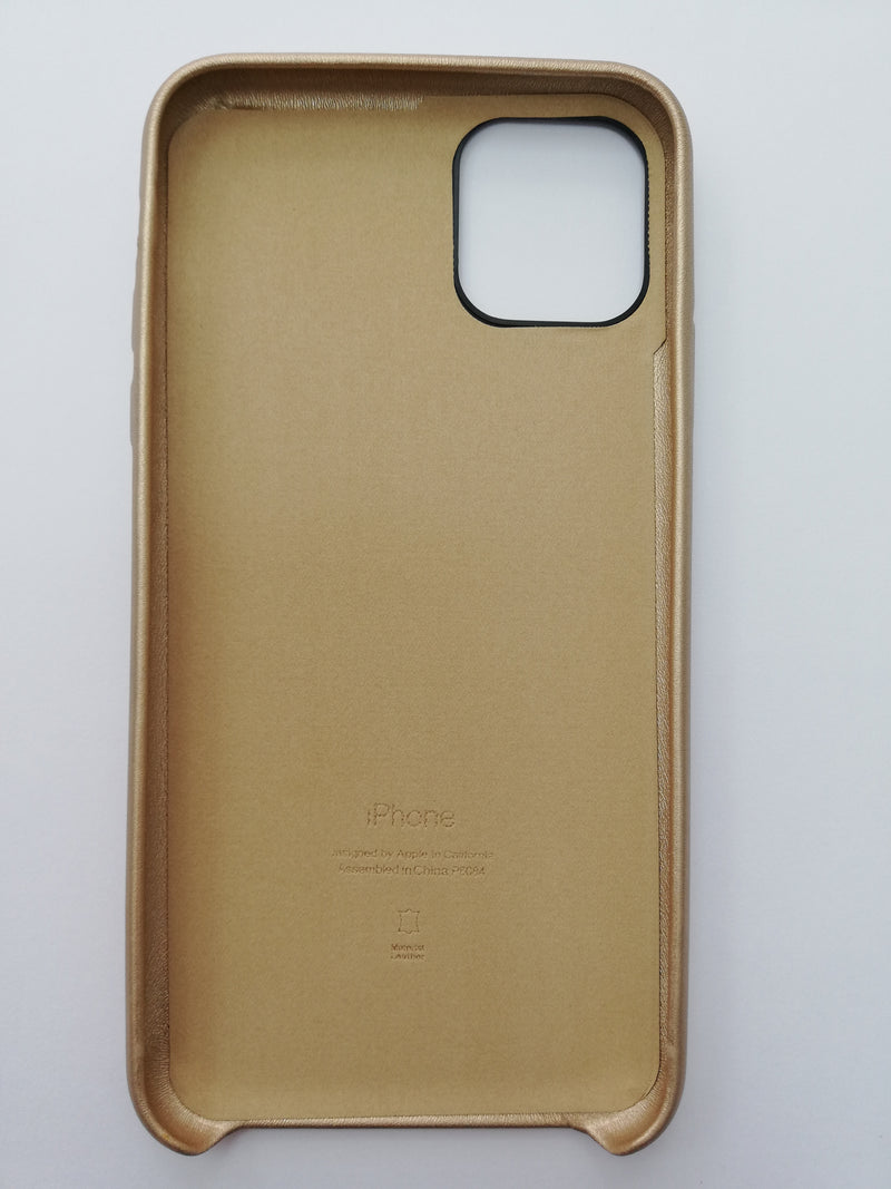 Maska za telefon Iphone 11 Pro Max - Leather case gold