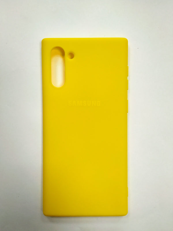 Maska za telefon Samsung Note 10 - Guma Yellow