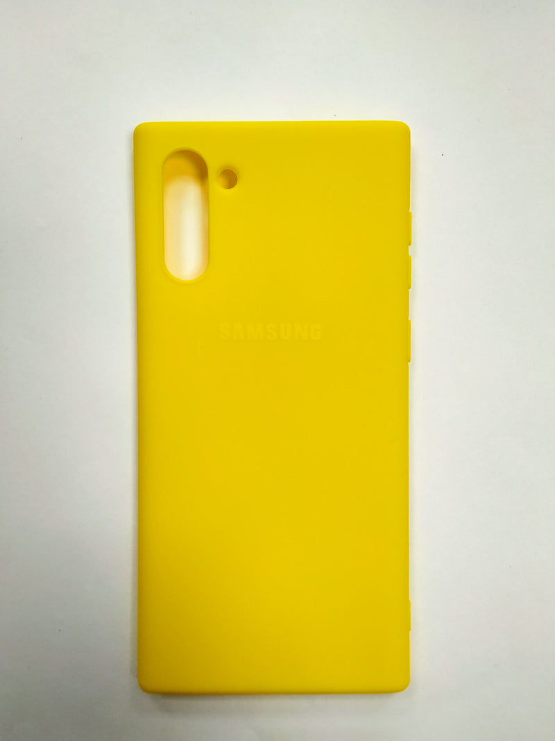 Maska za telefon Samsung Note 10 - Guma Yellow