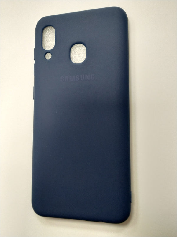 Maska za telefon Samsung A30 - Guma Dark Blue
