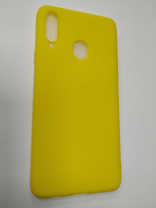 Maska za telefon Samsung A20s - Guma Yellow