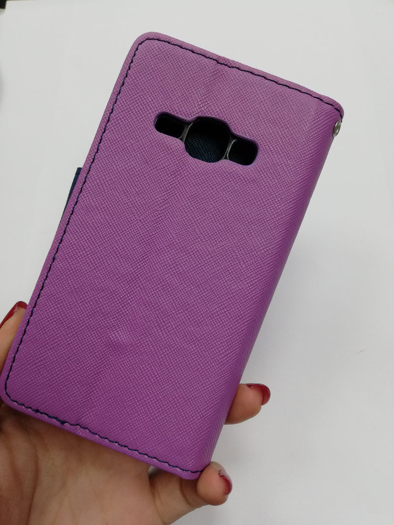 Maska za telefon Samsung A3 2015 - Purple Flip