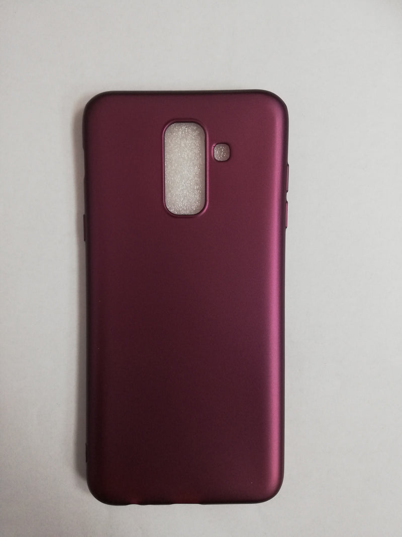 Maska za telefon Samsung A6 Plus 2018 - Guma Dark Purple