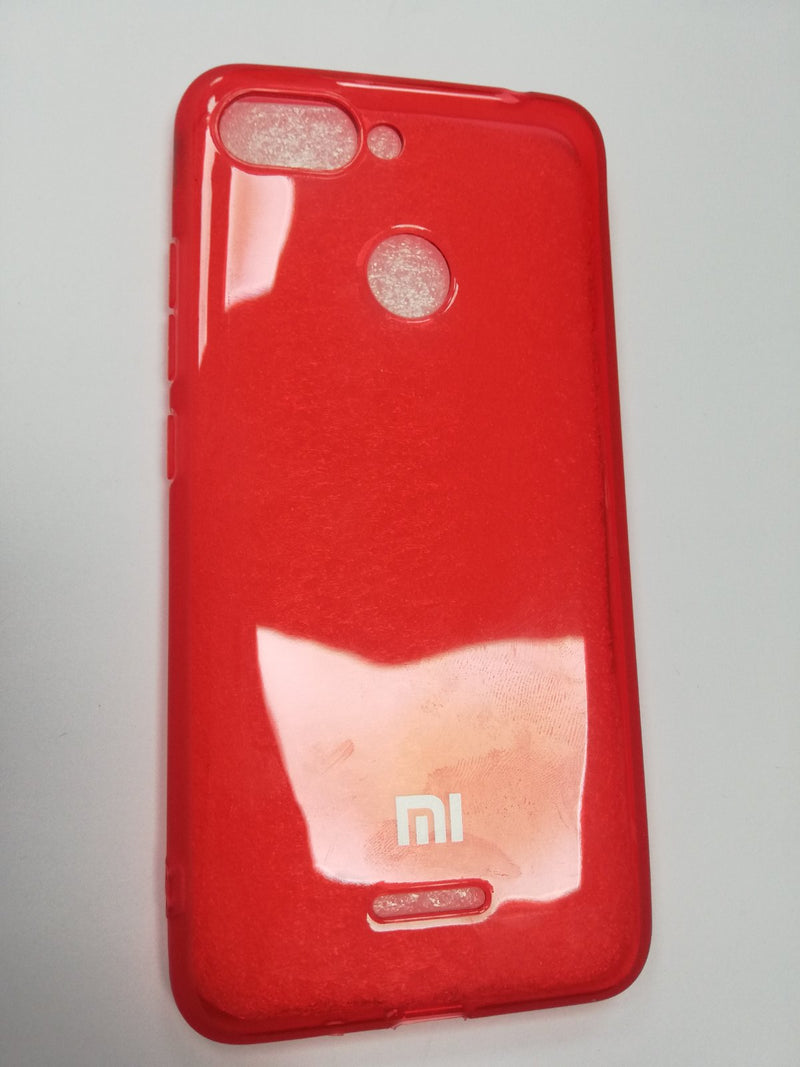 Maska za telefon Xiaomi Redmi 6A - Clear Red