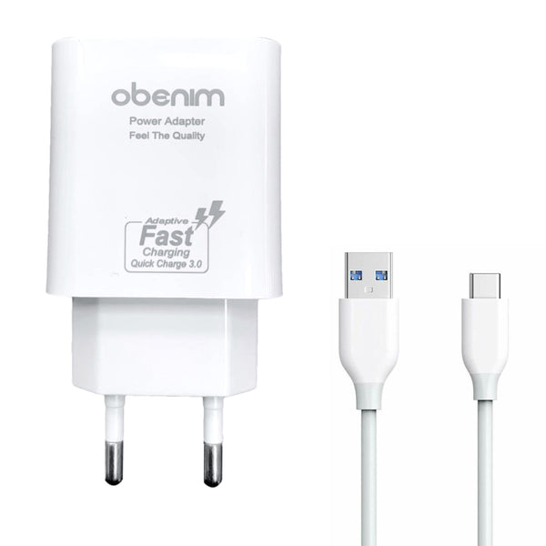 Adapter / Polnac so Kabel - Obenim Fast Charger - Quick Charge 3.0