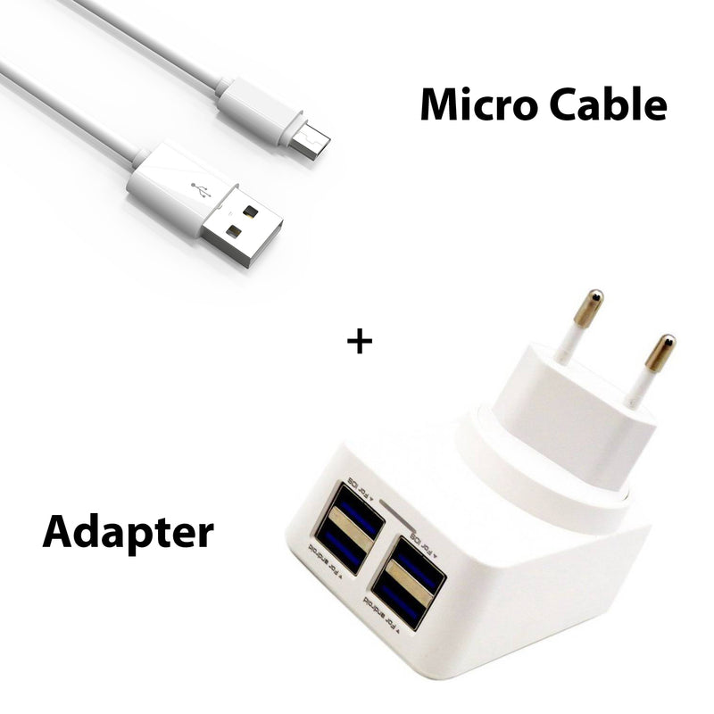 Adapter / Polnac so kabel - Lonio 4.2A