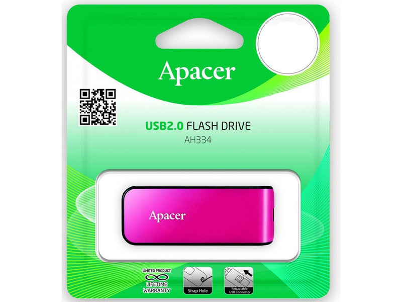 USB Stick 16GB - Apacer AH334 Pink