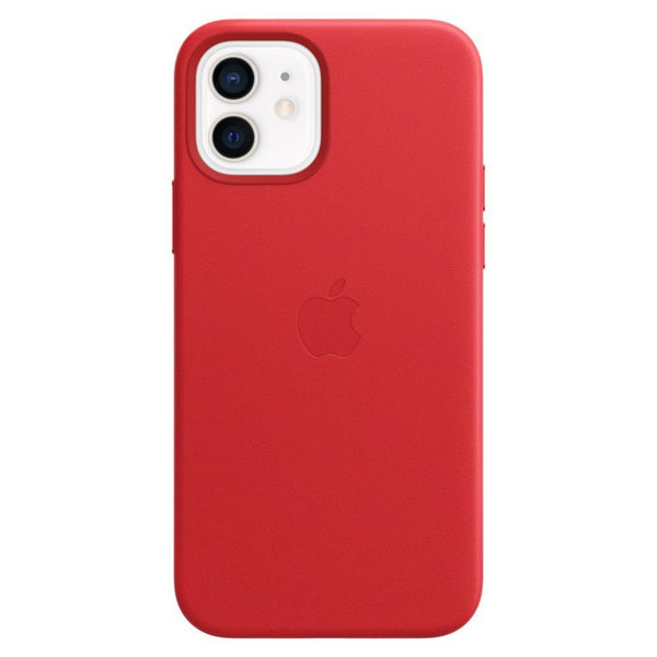 Maska za telefon iPhone 12 / 12 Pro - Leather Case Red