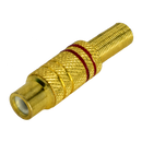 Audio adapter - RCA (Pin) - zenski - Gold / Red