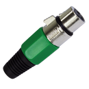 Audio konektor - XLR - Zenski - Green