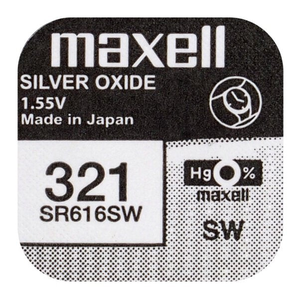 Baterija kopce - Maxell 321 (SR616SW)