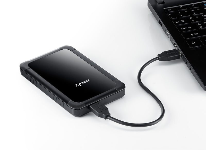 Eksteren Hard Drive 1TB - Apacer USB 3.2 Gen 1 Shockproof - Black