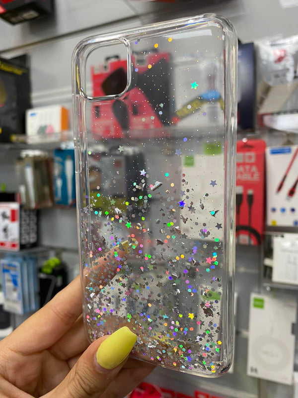 Maska za telefon Huawei Y5p - Glittery Clear
