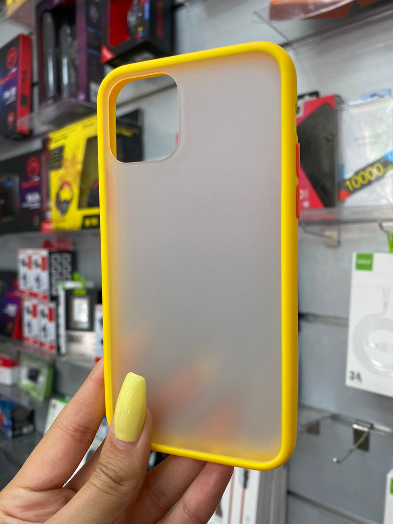 Maska za telefon Iphone 11 Pro - Matte Clear Yellow