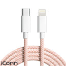Kabel za Telefon - Type C vo Lightning - iConn - Pink