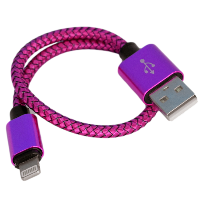 Kabel za telefon - Lightning - Purple - 25cm