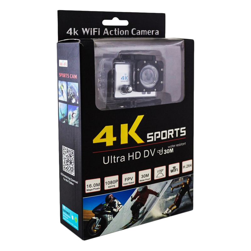 Sportska vodootporna kamera - Sports 4K Wi-fi Camera