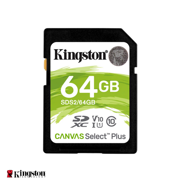 SD Karticka - Kingston Canvas Plus - SDXC - Class 10 - 64GB