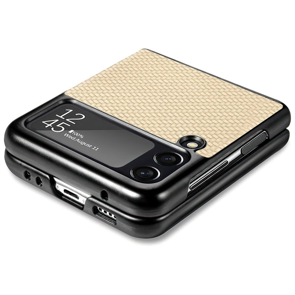 Maska za Telefon - Samsung Galaxy Z Flip 3 - 5G - Black and Gold