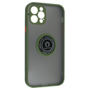 Maska za telefon iPhone 12 Pro - Ring - Matte Olive Green