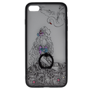 Maska za Telefon iPhone 7 Plus / 8 Plus - Girl with swan - Clear/Black