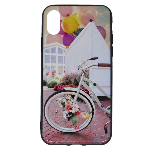 Maska za telefon iPhone X / Xs - White Bicycle