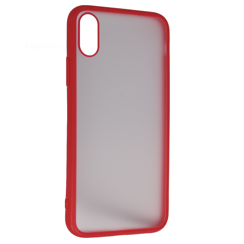 Maska za telefon Iphone X / Xs - Clear Red